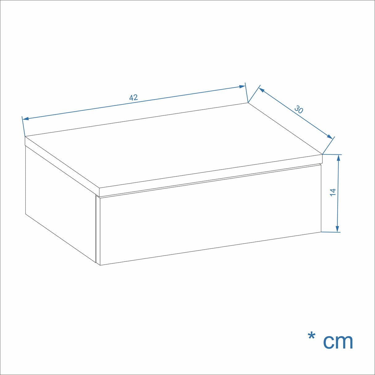 Nachttisch Hängend | Monaco 2er Set