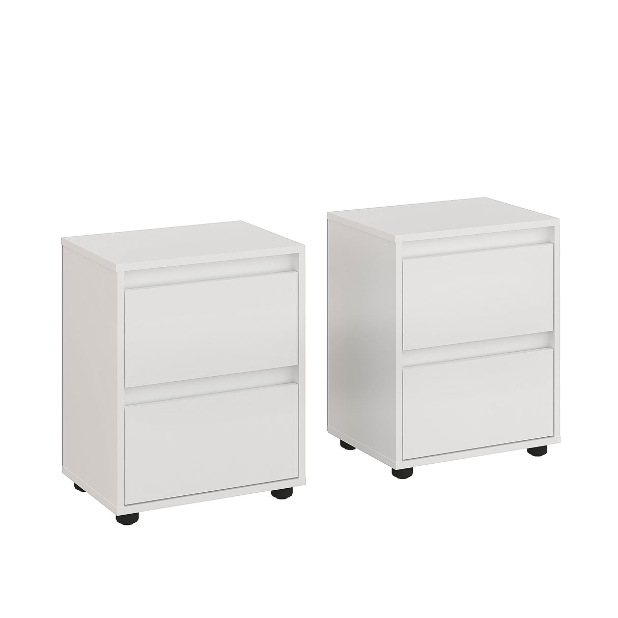 Kommode mit 2 Schubladen, 2er Set | Linoa 2NS