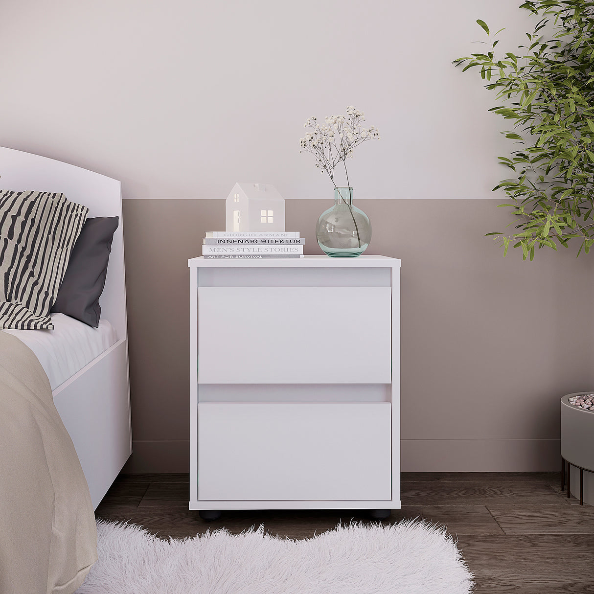 Kommode mit 2 Schubladen| Linoa NS