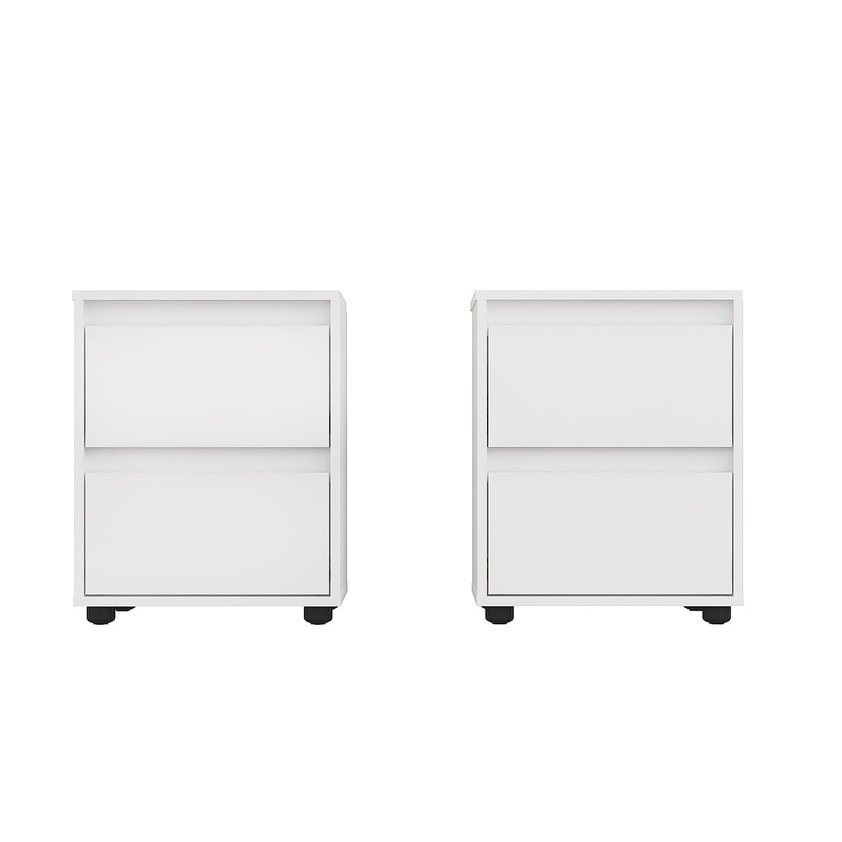 Kommode mit 2 Schubladen, 2er Set | Linoa 2NS