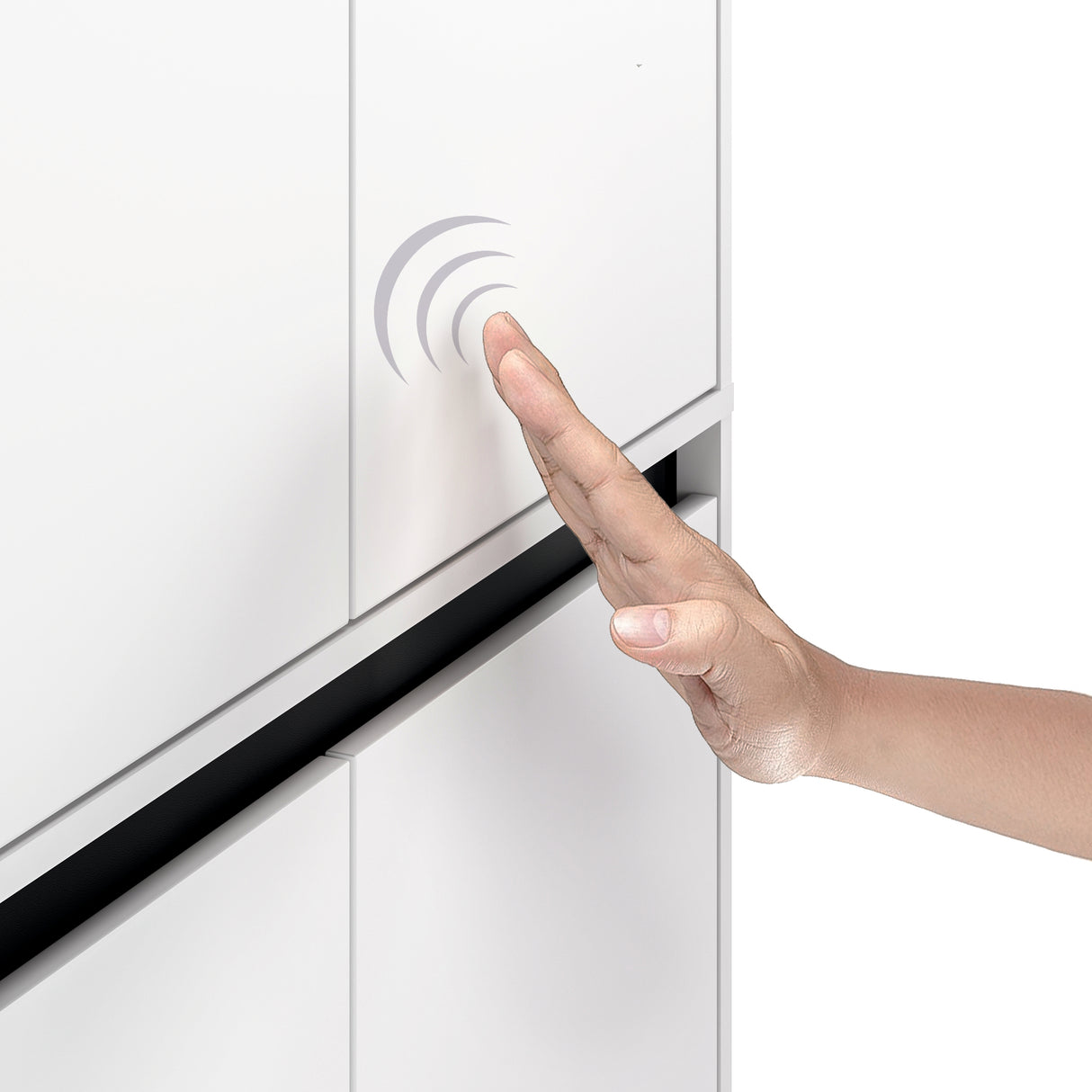 Kleiderschrank Klein mit 2-türig & 2 Fächer| CUBE 60F