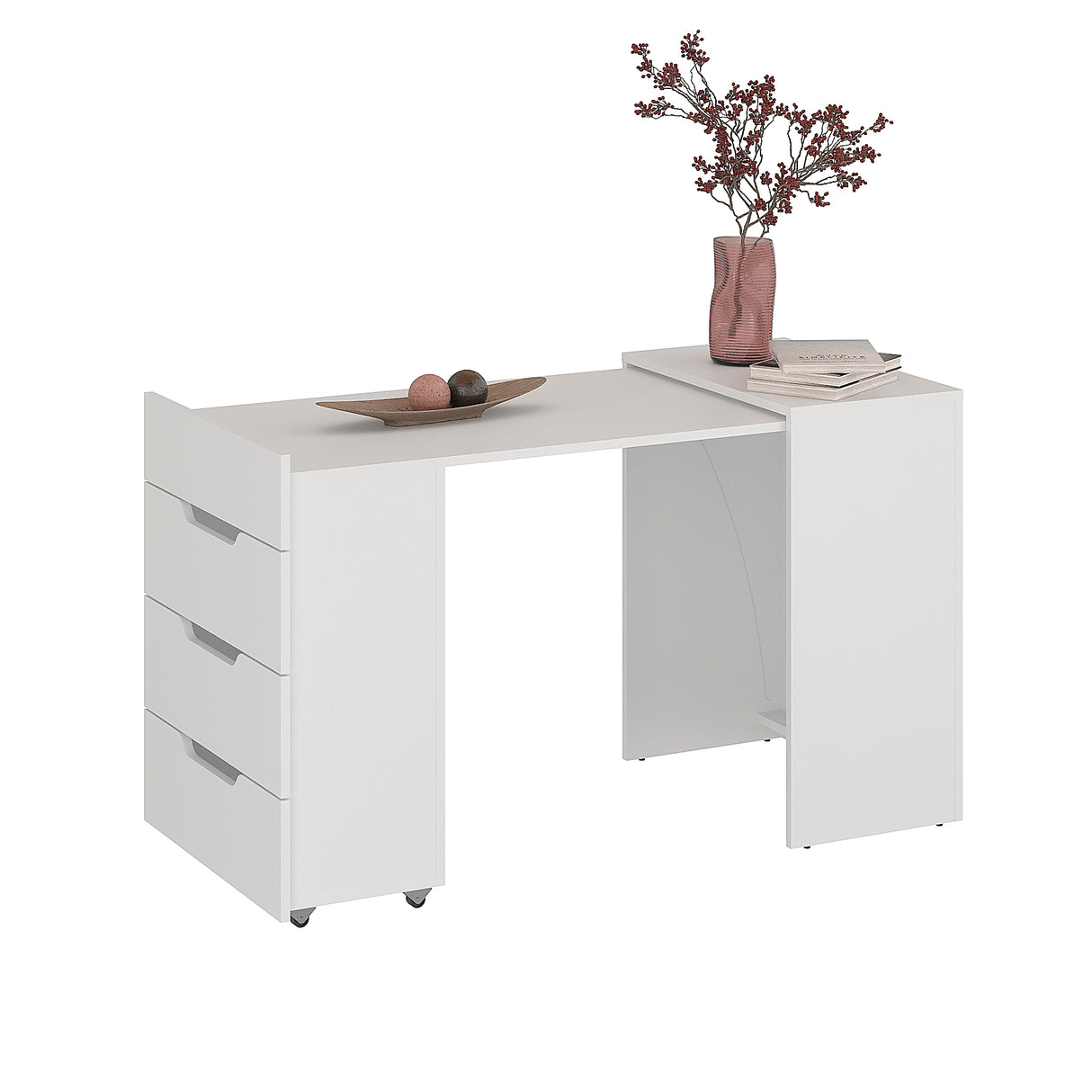 Schreibtisch mit 3 Schubladen | FOLDY 2