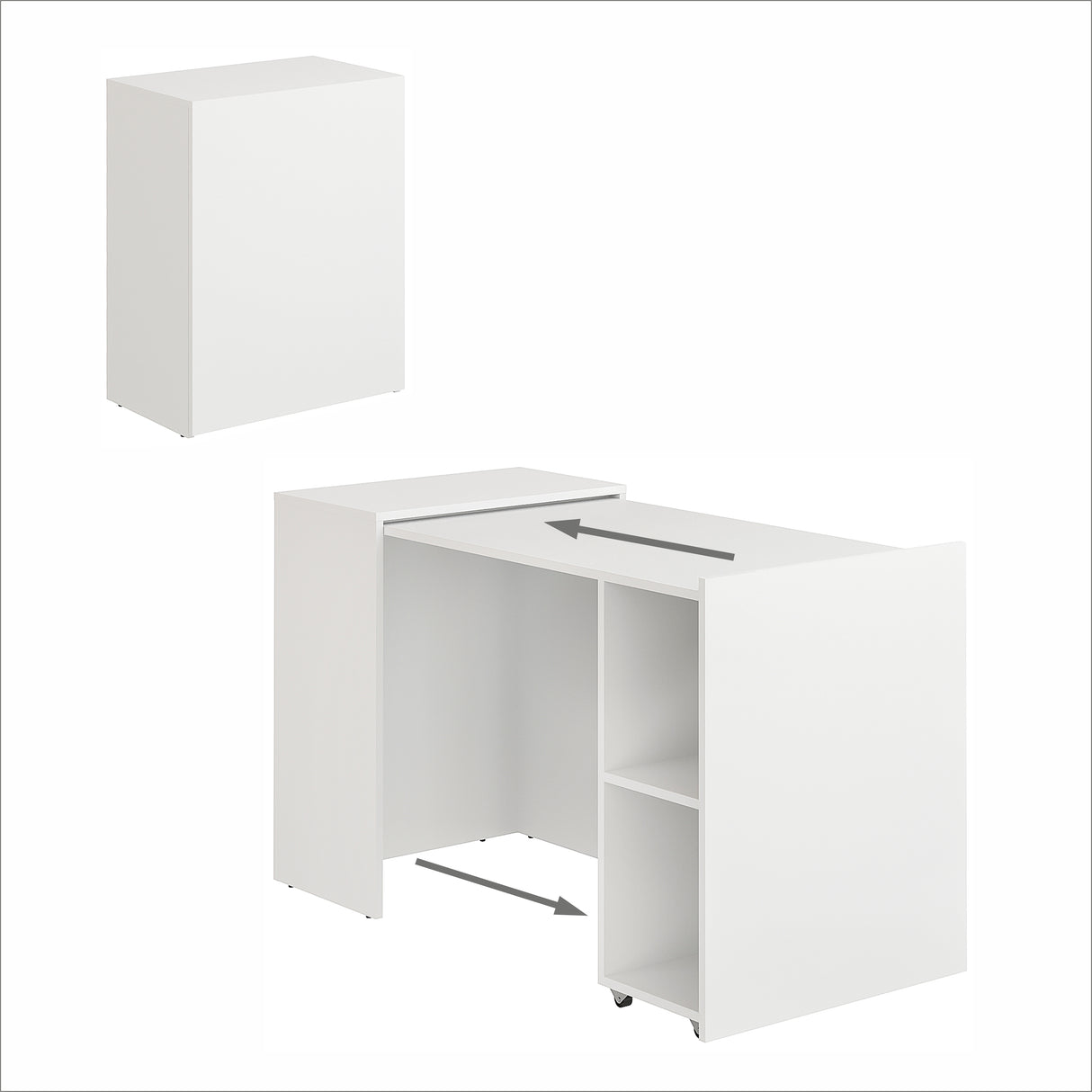 Schreibtisch mit Stauraum | FOLDY