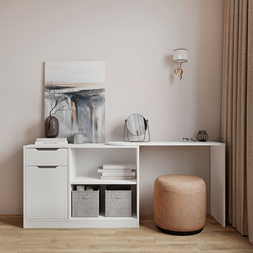 Scrivania FOLDY 3 — Bianco