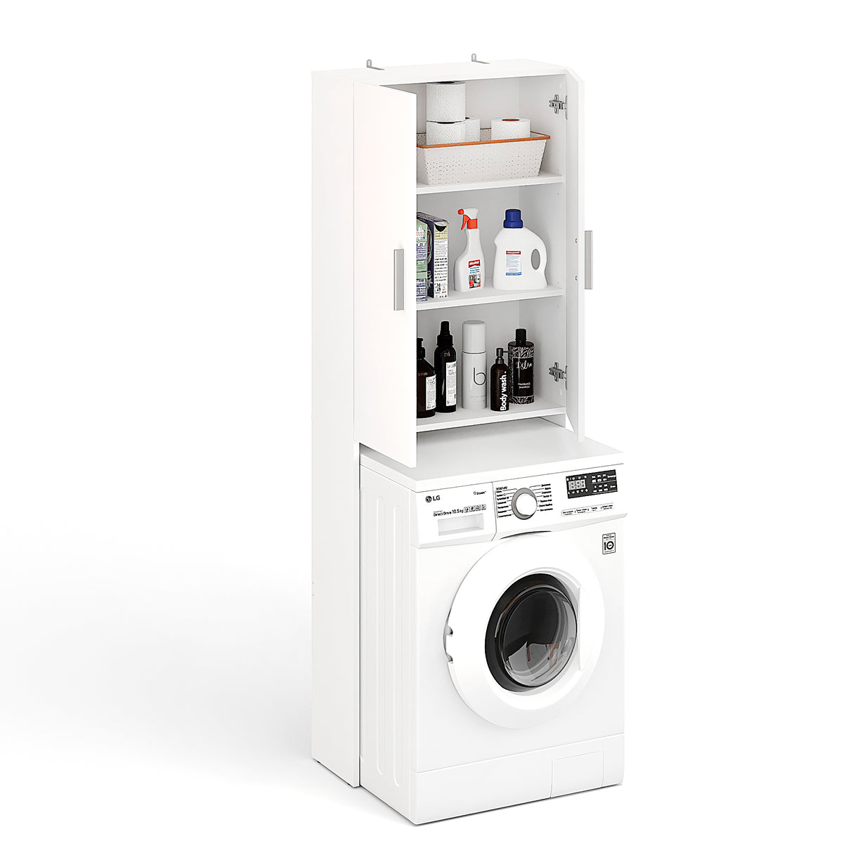 Waschmaschinenschrank mit 2 Türen | Gizmo