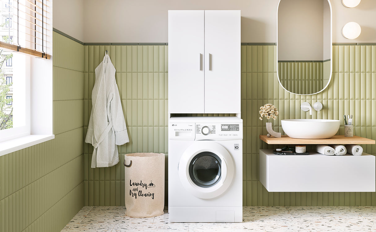 Waschmaschinenschrank mit 2 Türen | Gizmo