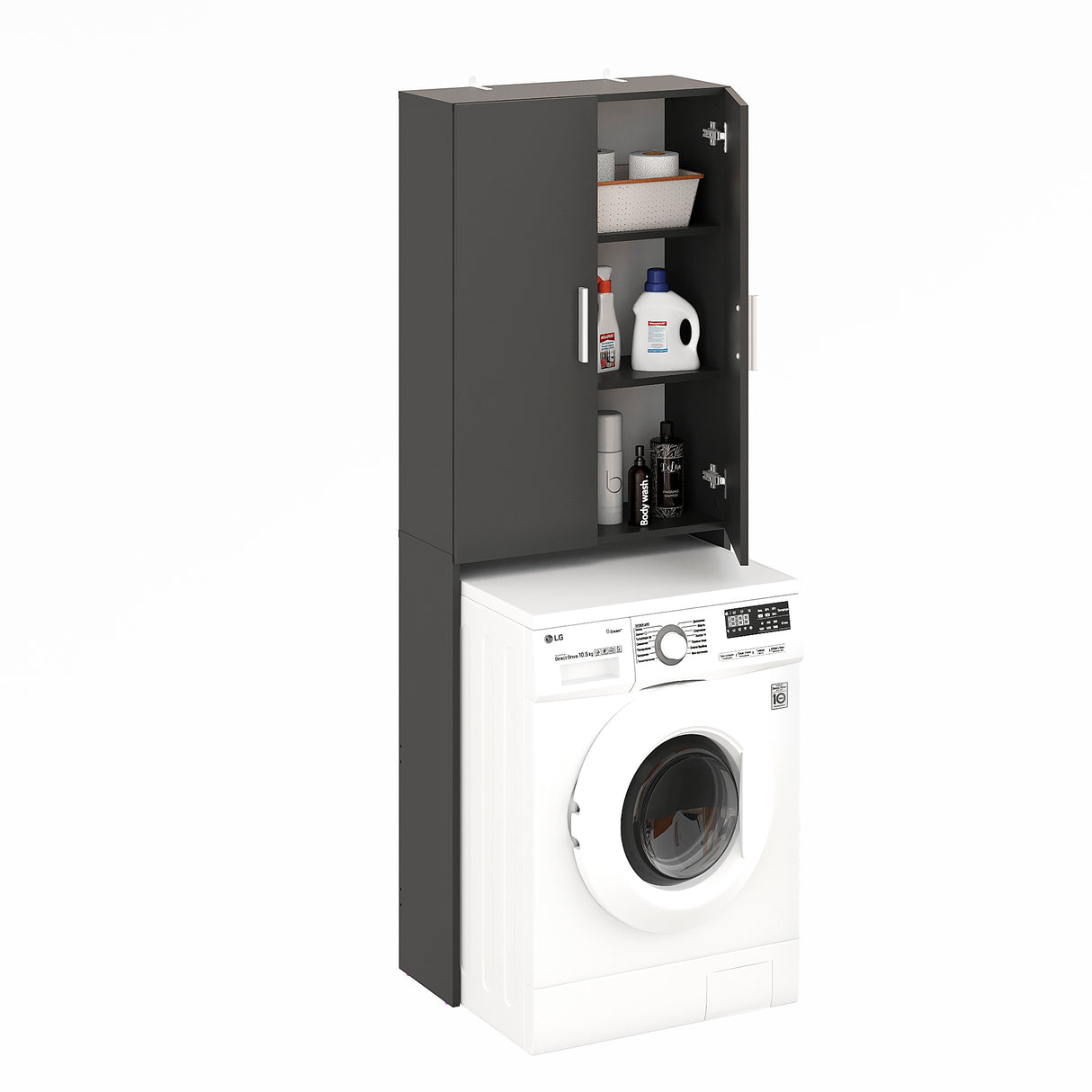 Waschmaschinenschrank mit 2 Türen | Gizmo