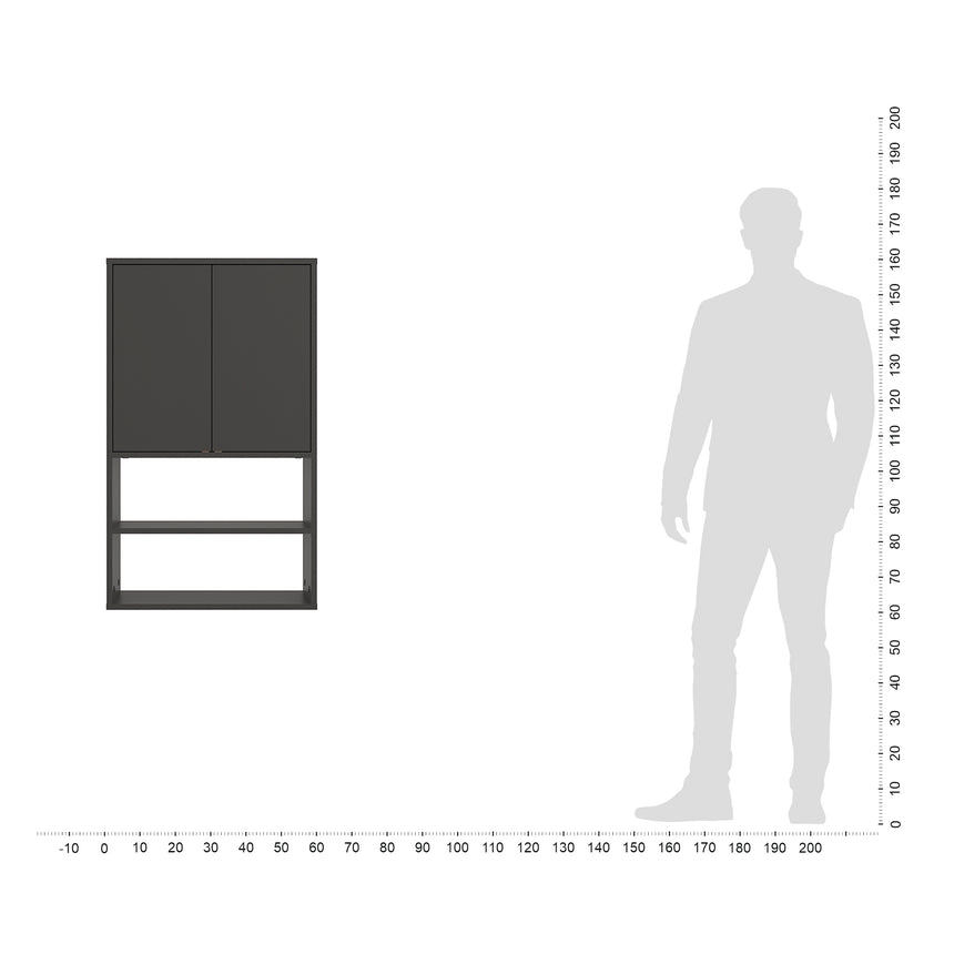 Mobile per lavatrice GIZMO W — Antracite