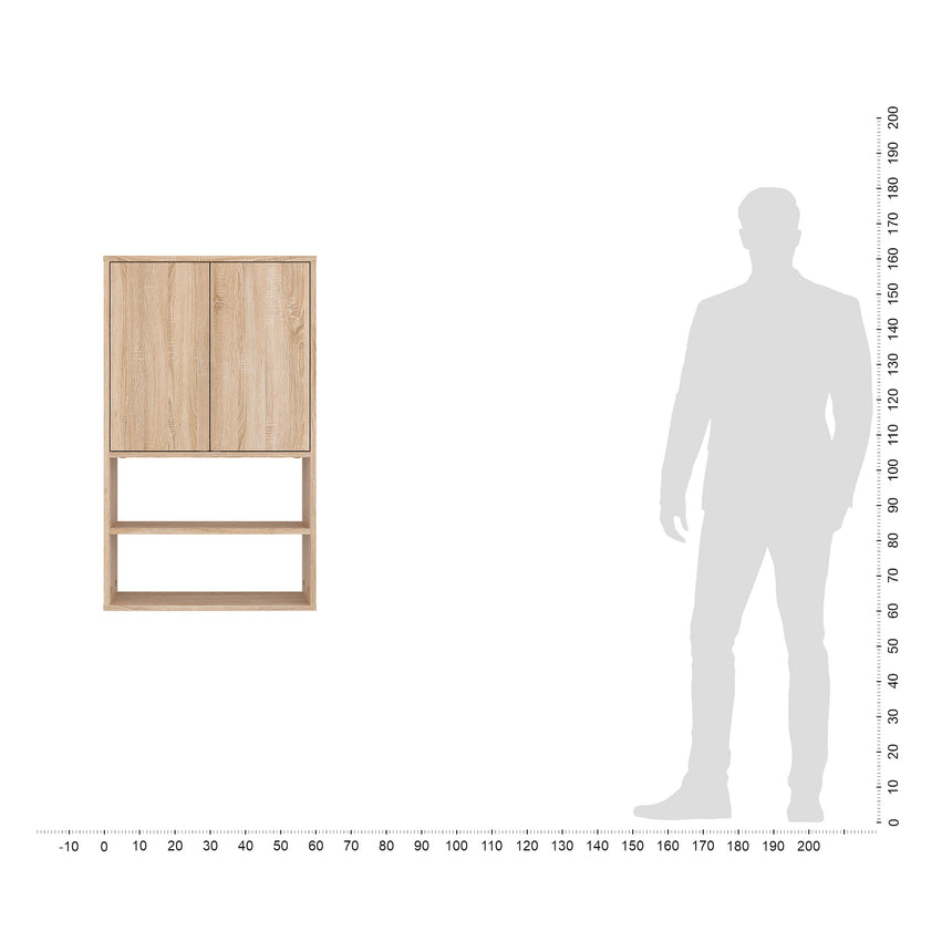 Mobile per lavatrice GIZMO W — Rovere Sonoma