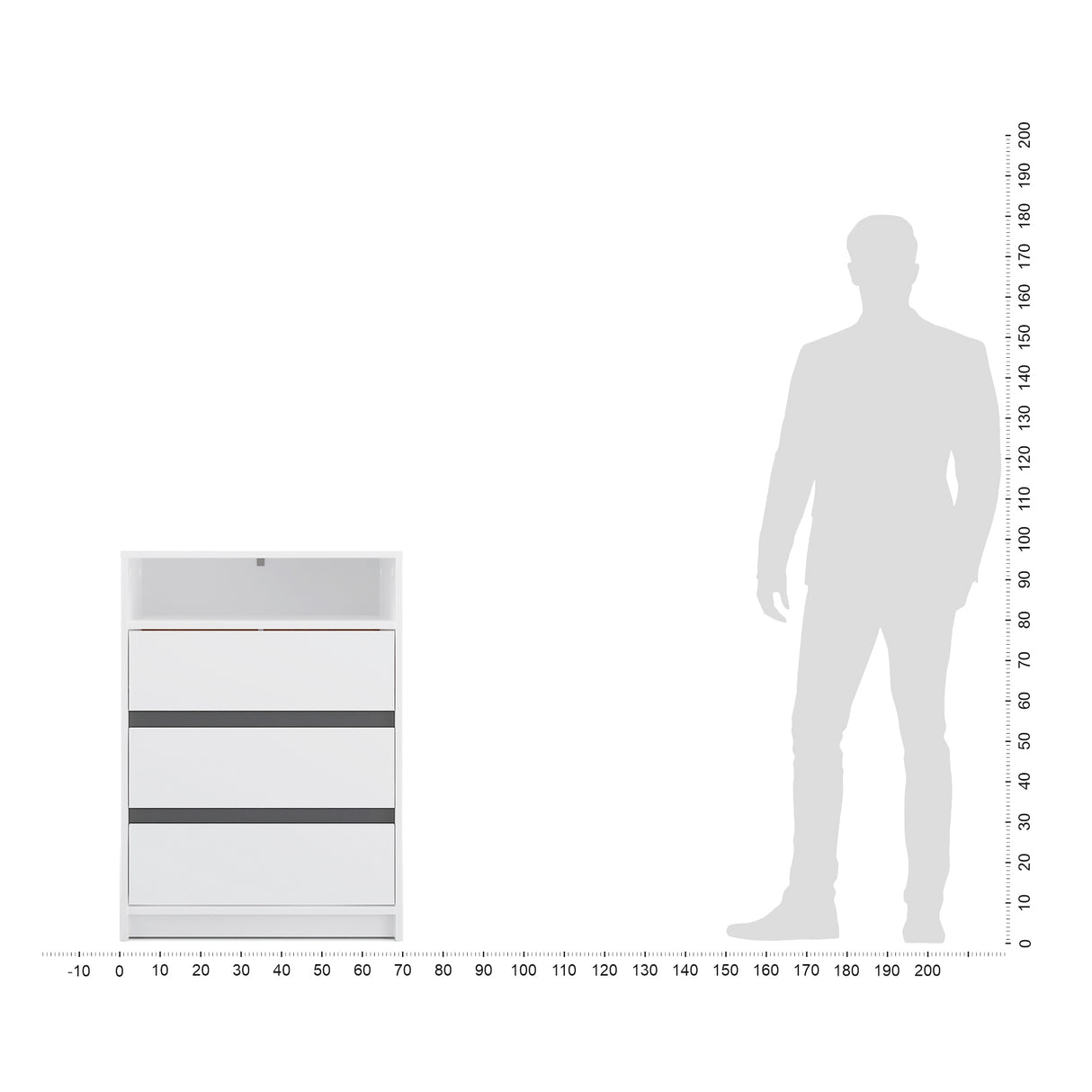 Kommode mit 3 Schubladen | Leon