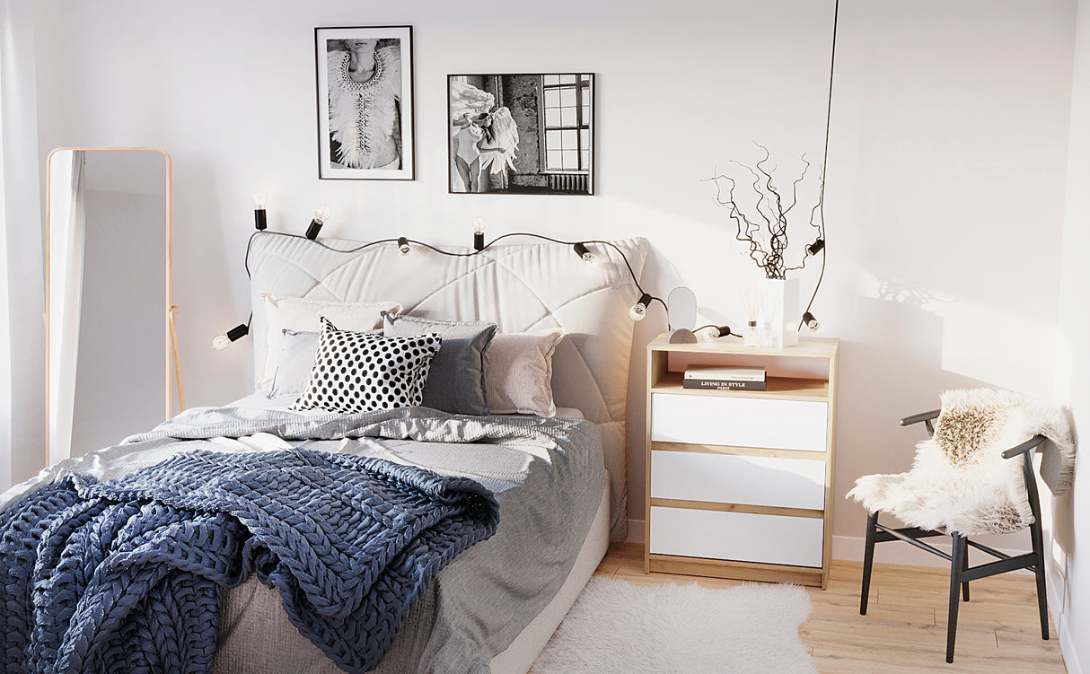 Kommode mit 3 Schubladen | Leon