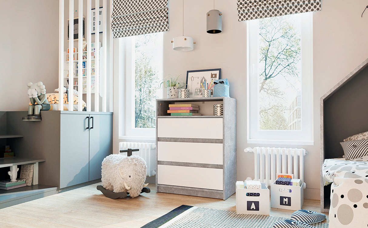 Kommode mit 3 Schubladen | Leon