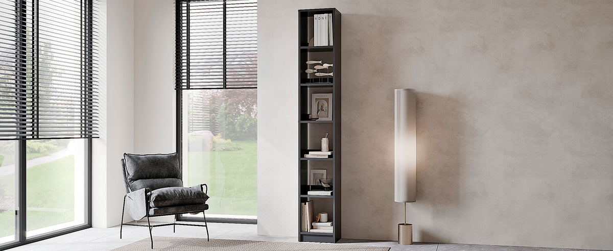 Bookcase LAKO 6 — Anthracite
