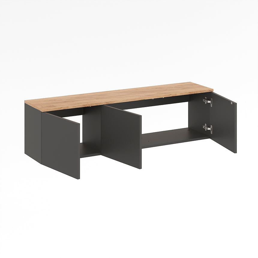 Mobile TV LOIS 3 — Rovere Craft Dorato / Antracite