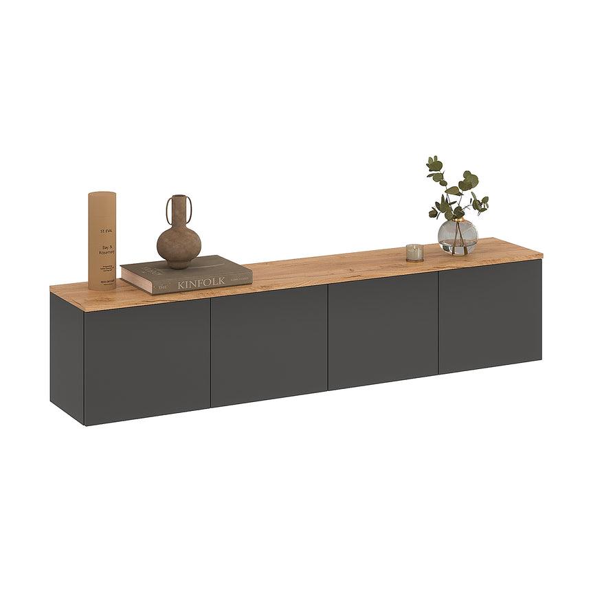 Mobile TV LOIS 4 — Rovere Craft Dorato / Antracite