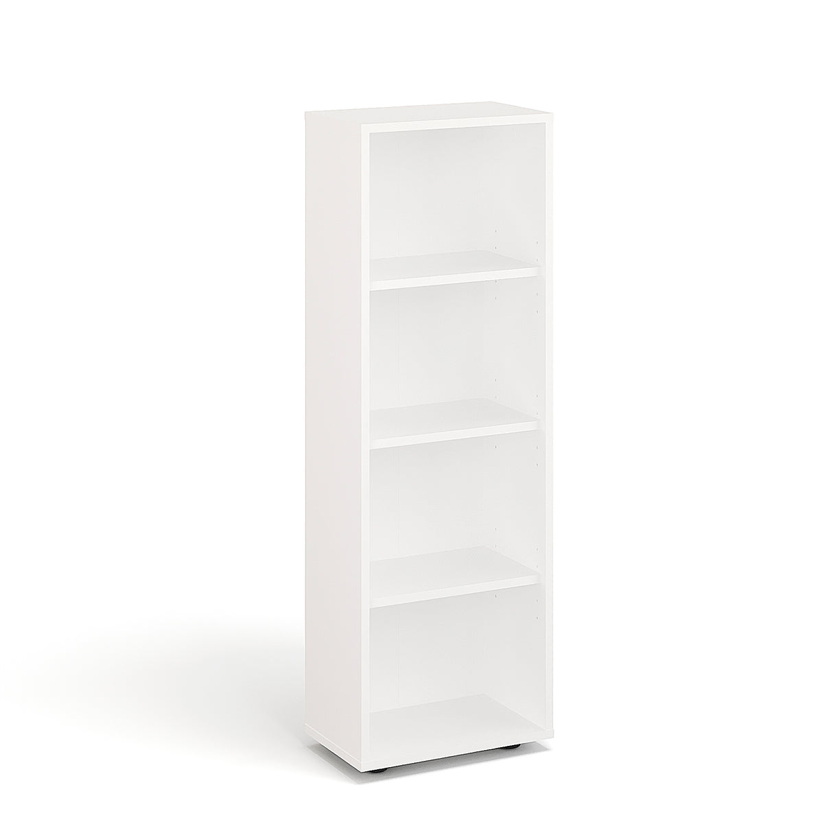 Bücherregal mit 4 Ebenen und Höhenverstellbare Regale | Lumo 40-4F