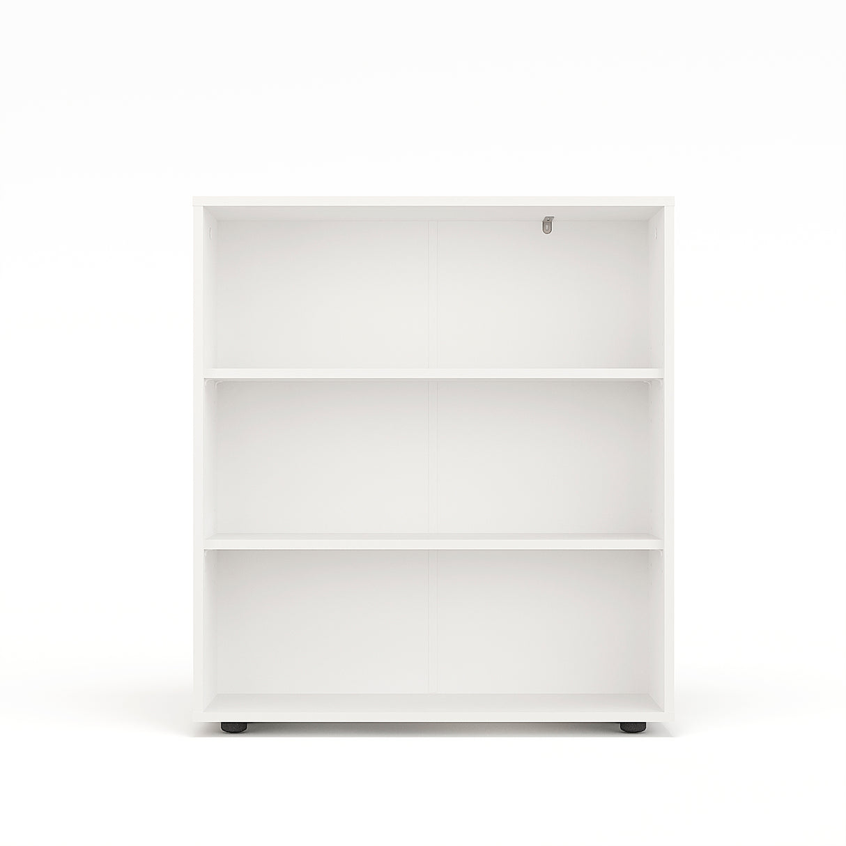 Bücherregal mit 3 Ebenen und Höhenverstellbare Regale | Lumo 80-3F