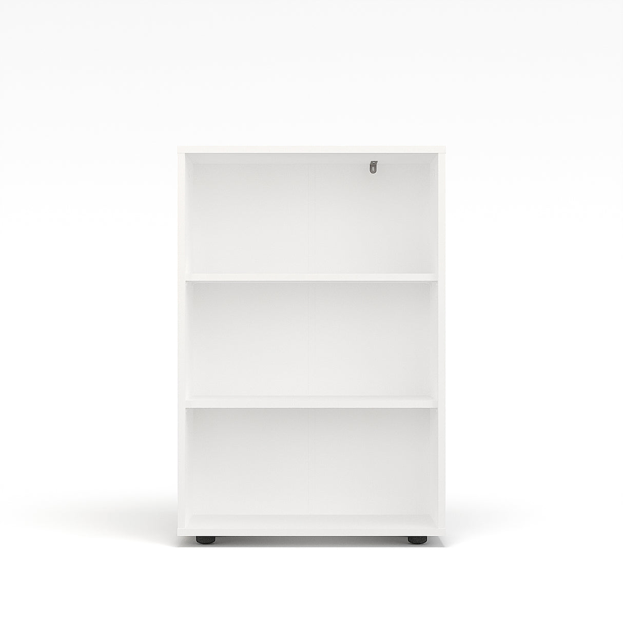 Bücherregal mit 3 Ebenen und Höhenverstellbare Regale | Lumo 60-3F