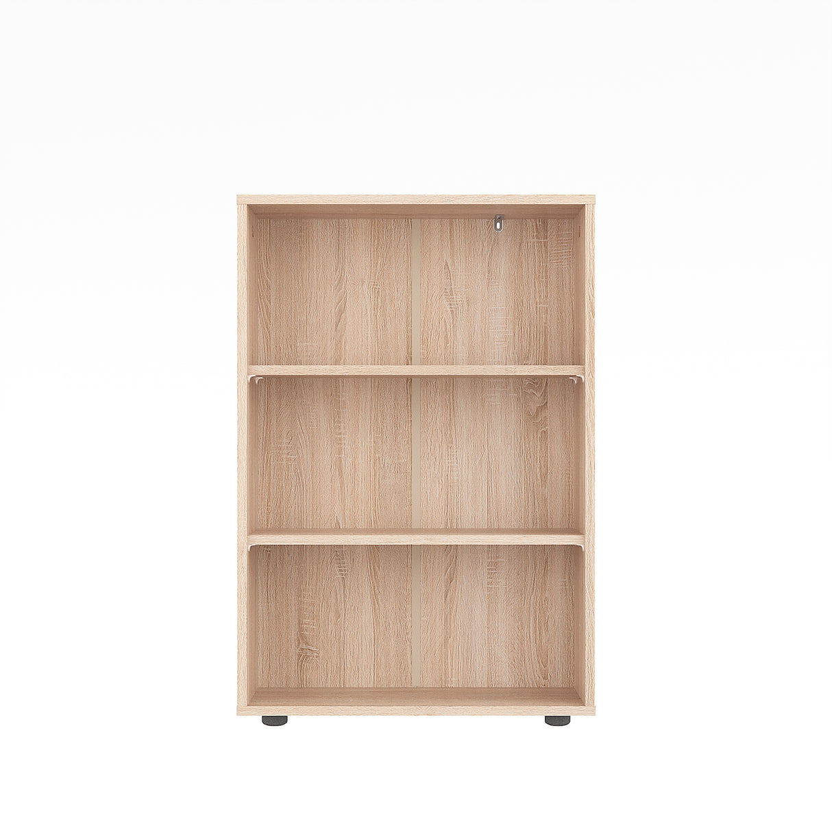 Bücherregal mit 3 Ebenen und Höhenverstellbare Regale | Lumo 60-3F