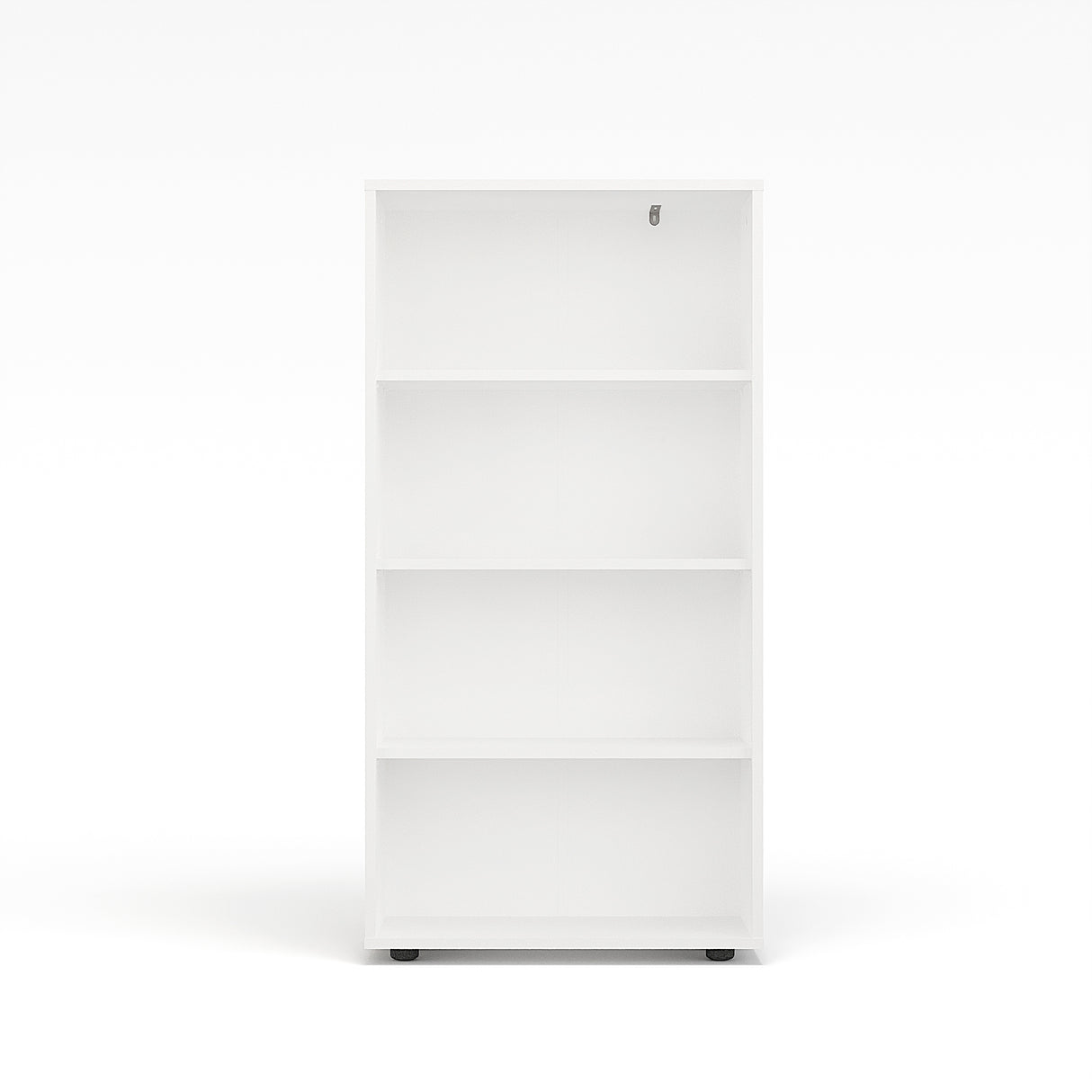 Bücherregal mit 4 Ebenen und Höhenverstellbare Regale | Lumo 60-4F