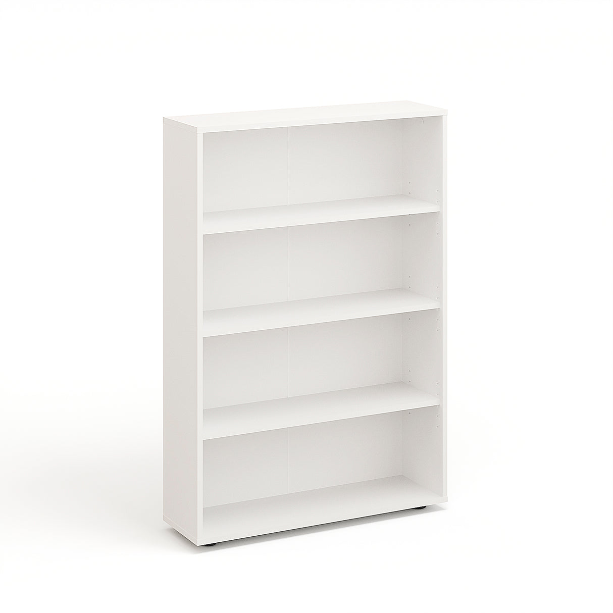 Bücherregal mit 4 Ebenen und Höhenverstellbare Regale | Lumo 80-4F