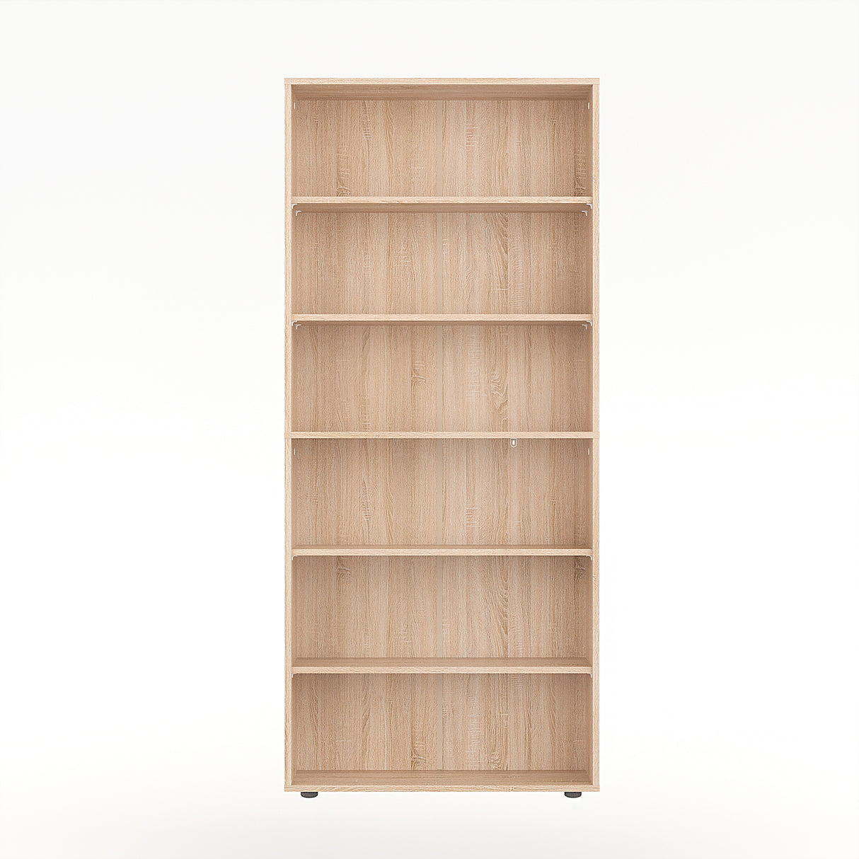 Bücherregal mit 6 Ebenen und Höhenverstellbare Regale | LUMO 80-6F