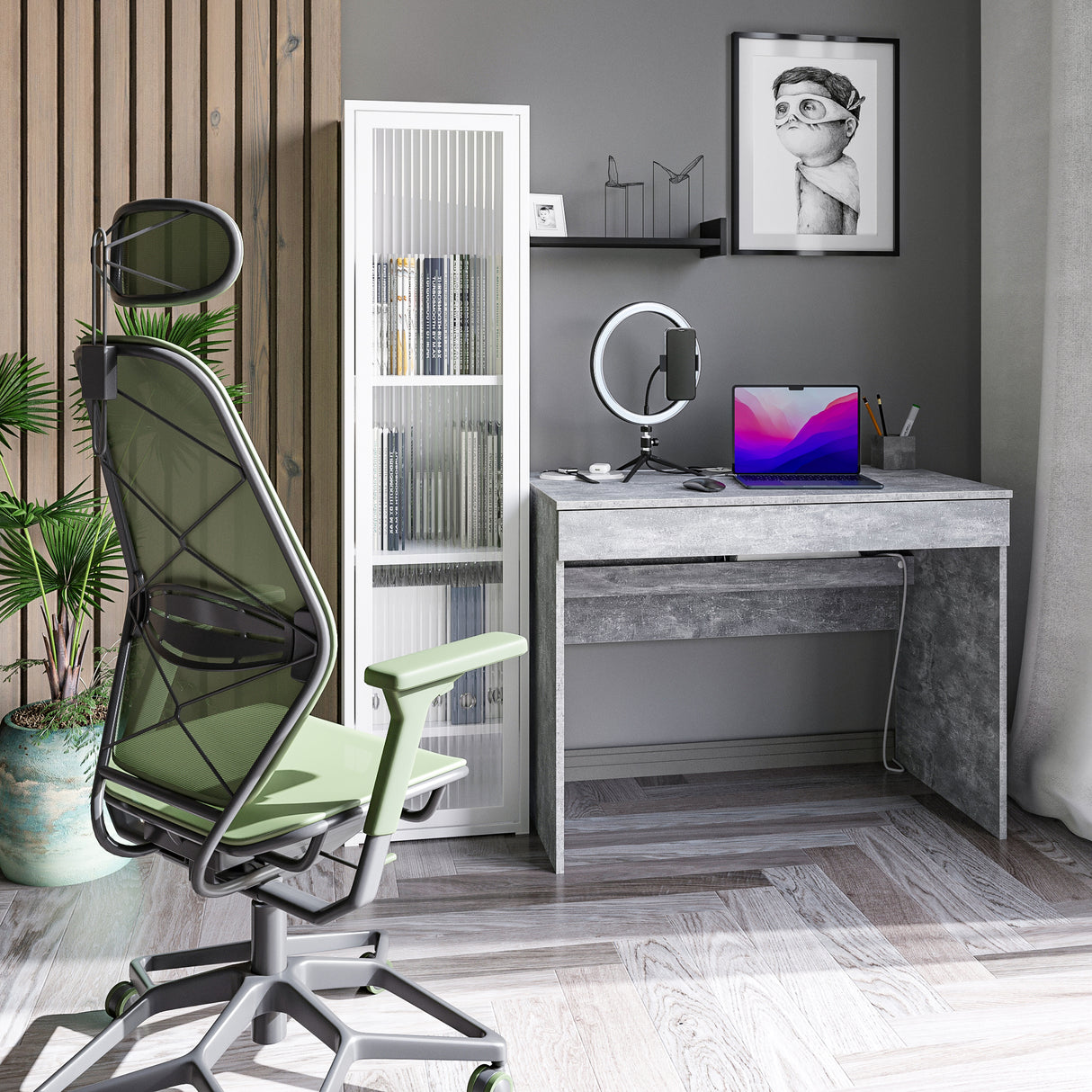 Schreibtisch mit 1 Schublade | Milan