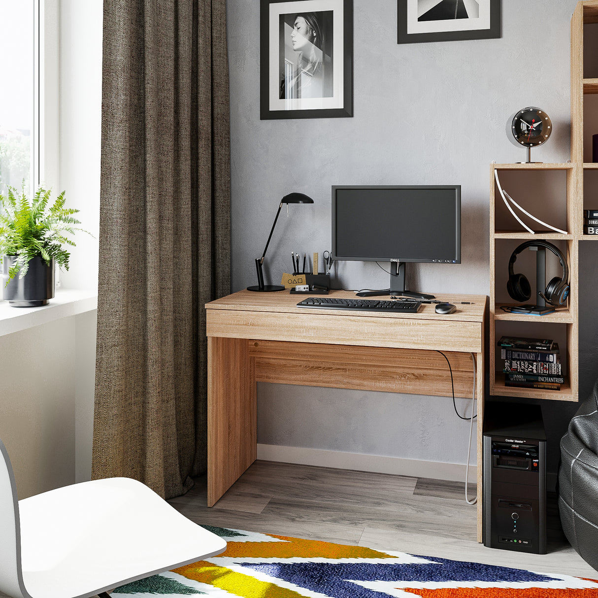 Schreibtisch mit 1 Schublade | Milan