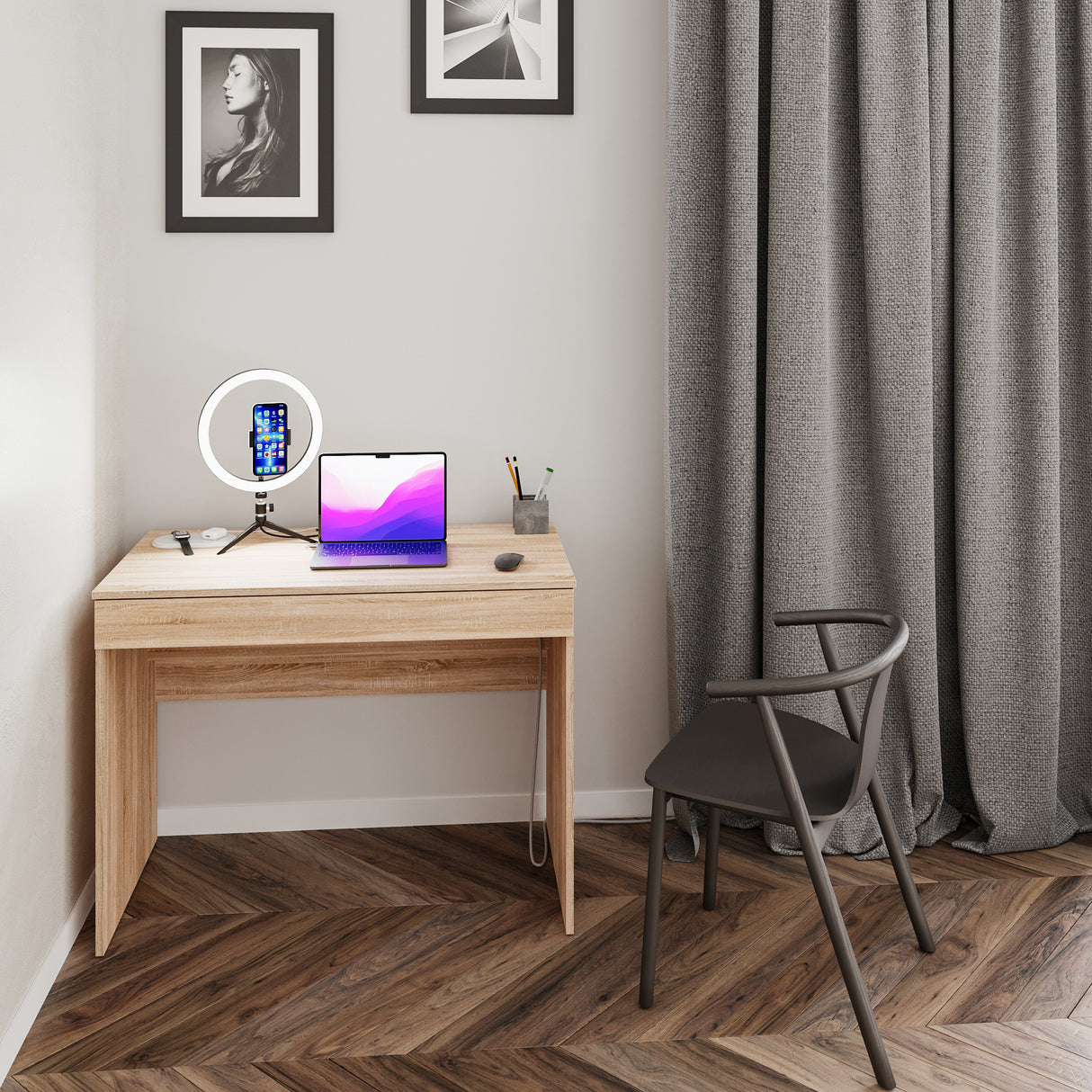 Schreibtisch mit 1 Schublade | Milan