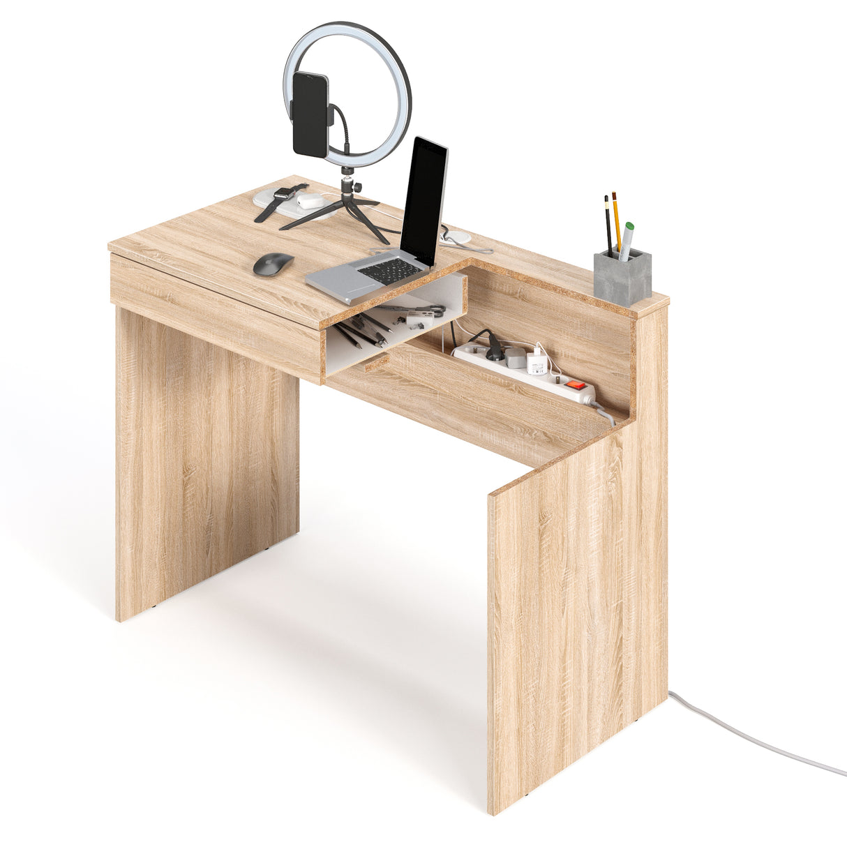 Schreibtisch mit 1 Schublade | Milan