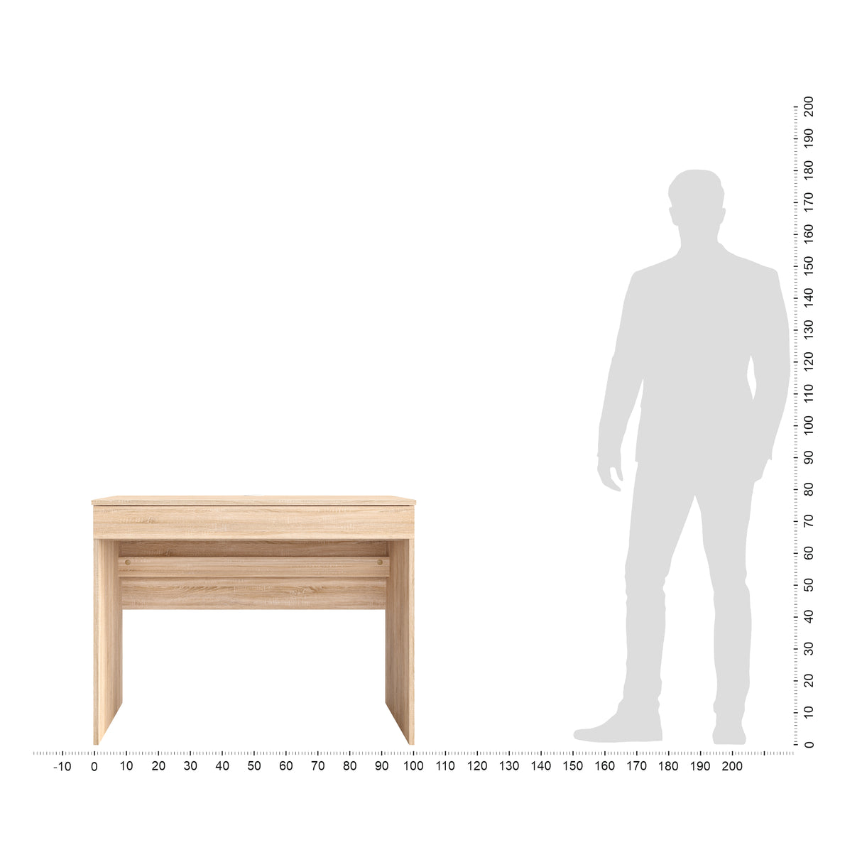 Schreibtisch mit 1 Schublade | Milan