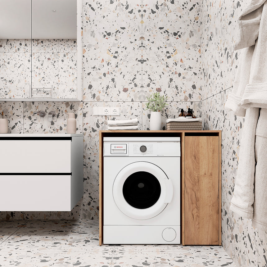 Mueble para lavadora MOZI L — Roble Craft Dorado