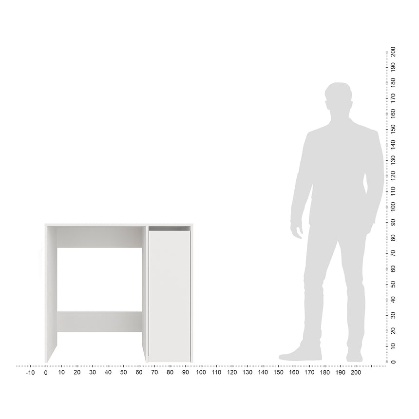Mueble para lavadora MOZI L — Blanco