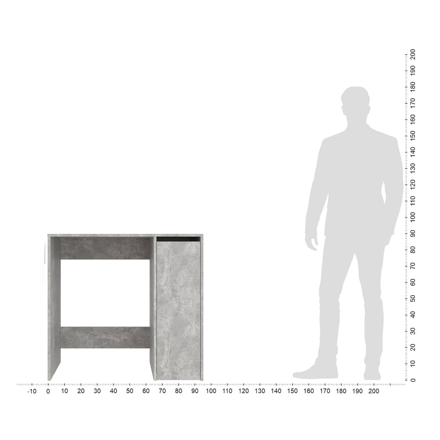Mueble para lavadora MOZI L — Hormigón