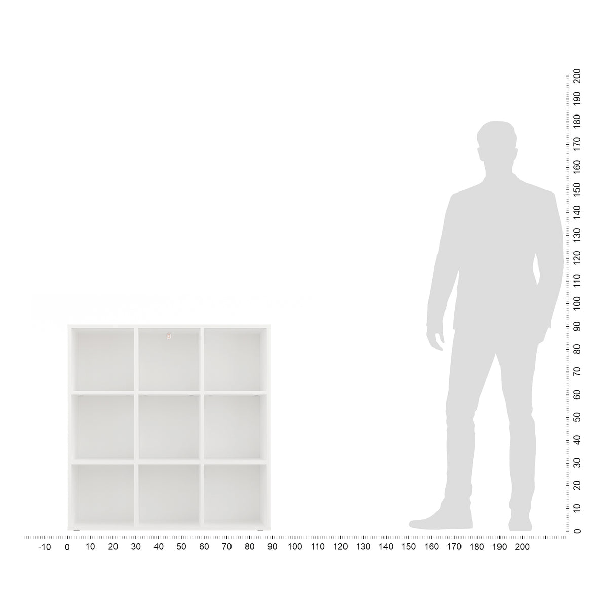 Bücherregal mit 9 Fächern | Nubo 9