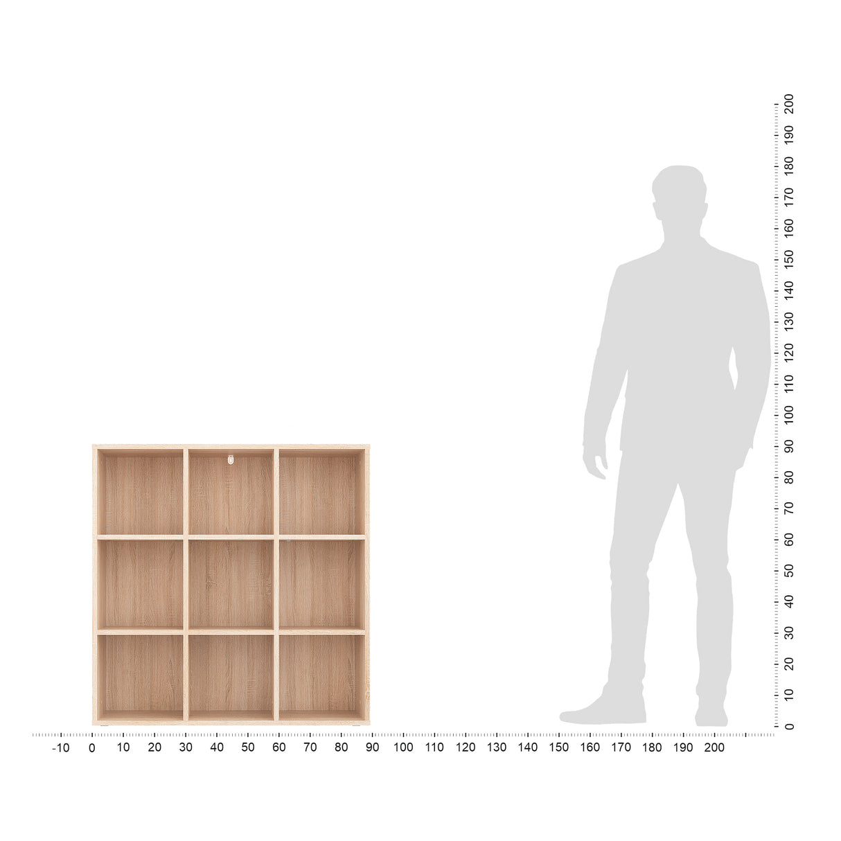 Bücherregal mit 9 Fächern | Nubo 9