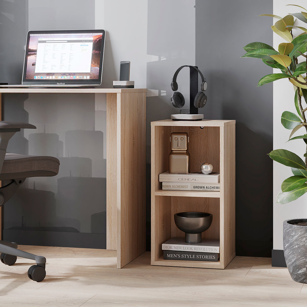 Bücherregal mit 2 Fächern | Nubo 2