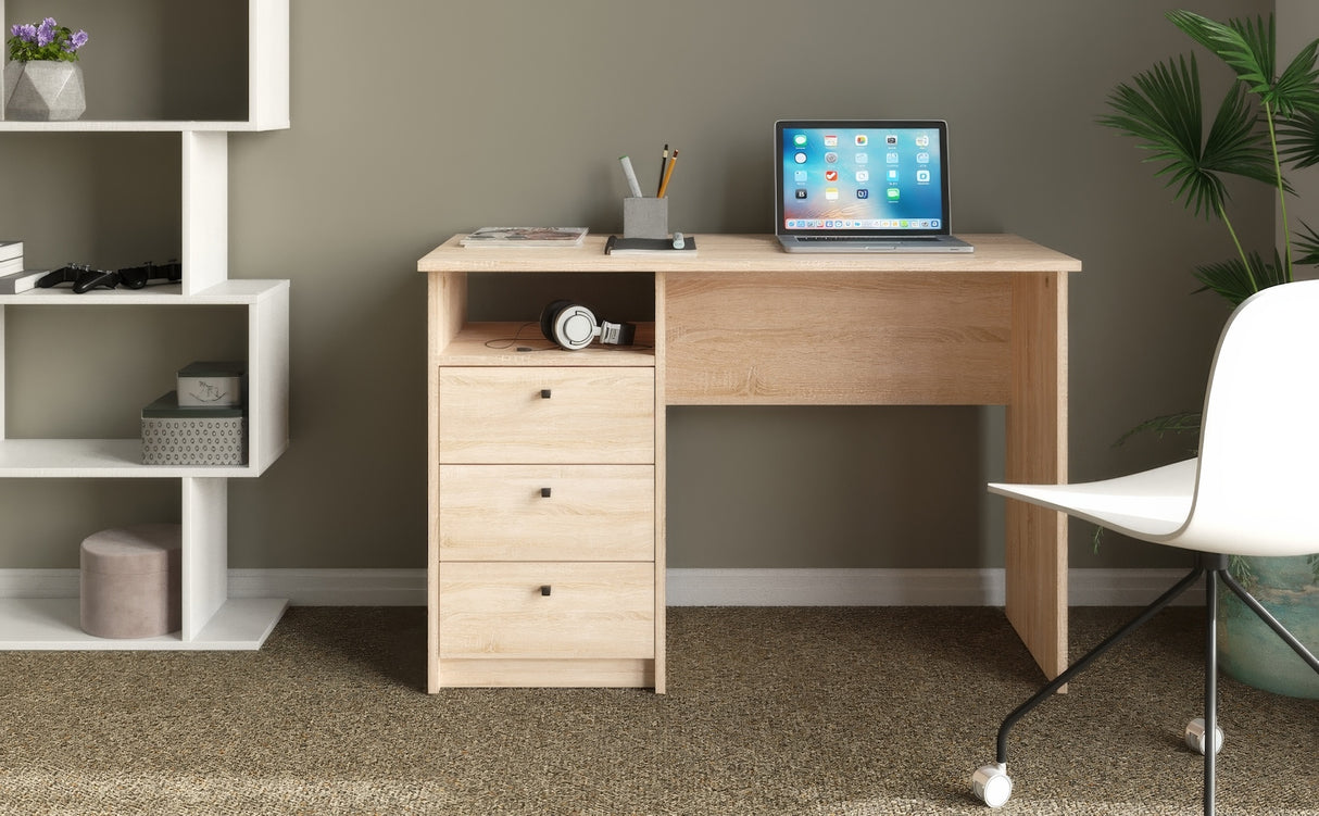 Schreibtisch mit 3 Schubladen | Oslo 110H