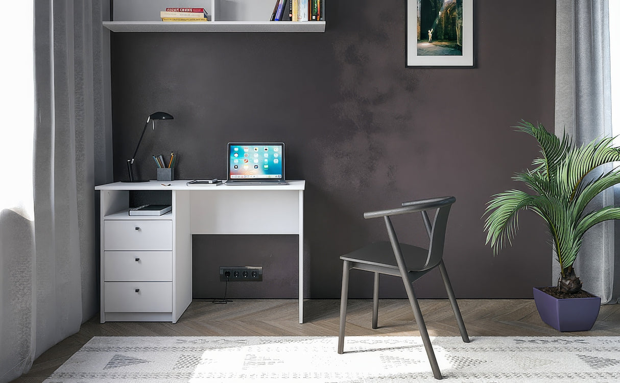 Schreibtisch mit 3 Schubladen | Oslo 110H