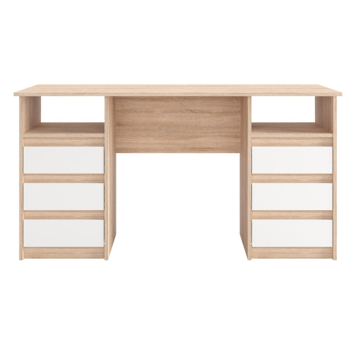 Schreibtisch mit 6 Schubladen | Oslo 140