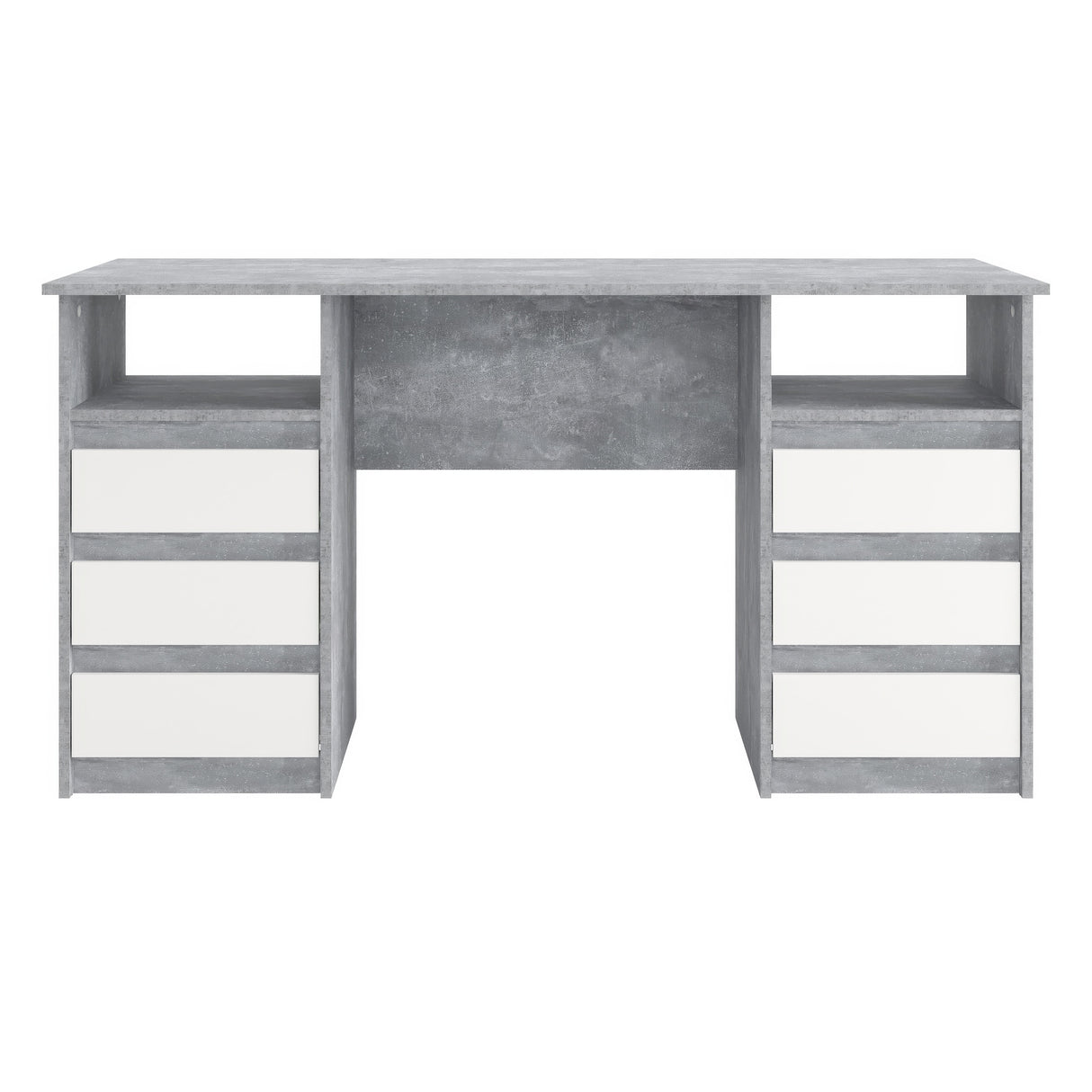 Schreibtisch mit 6 Schubladen | Oslo 140