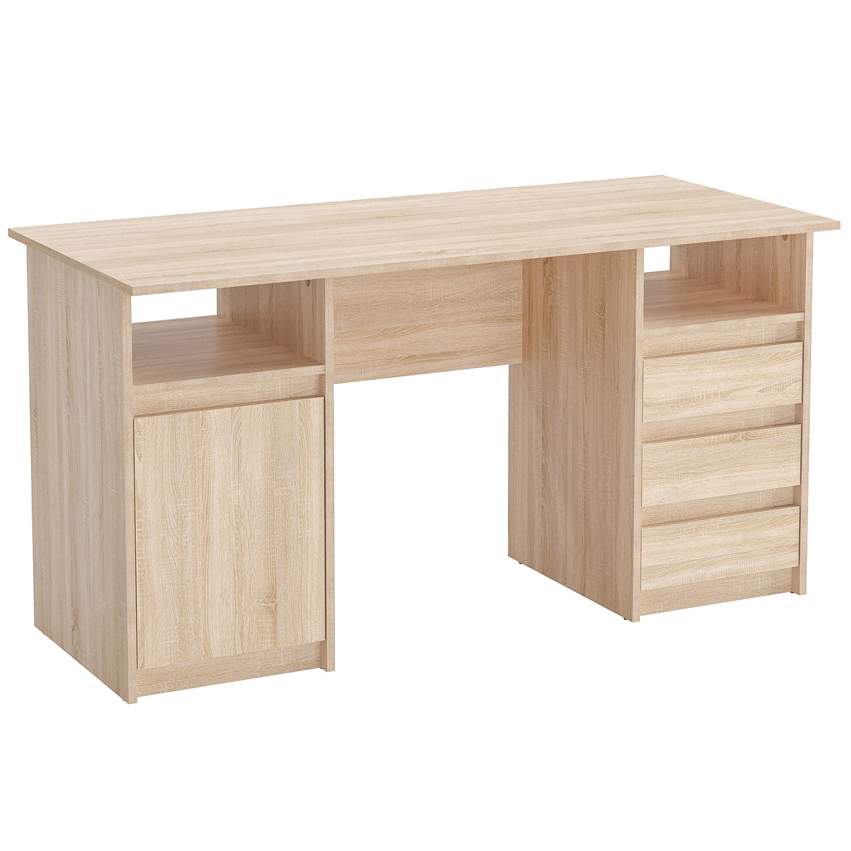 Schreibtisch mit 3 Schubladen | Oslo 145