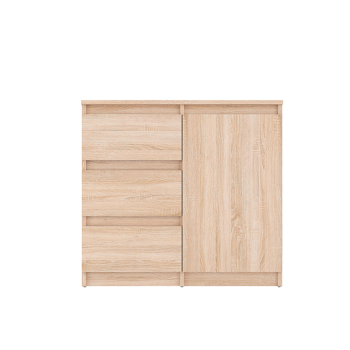 Kommode mit 3 Schubladen und 1 Tür | PIKO