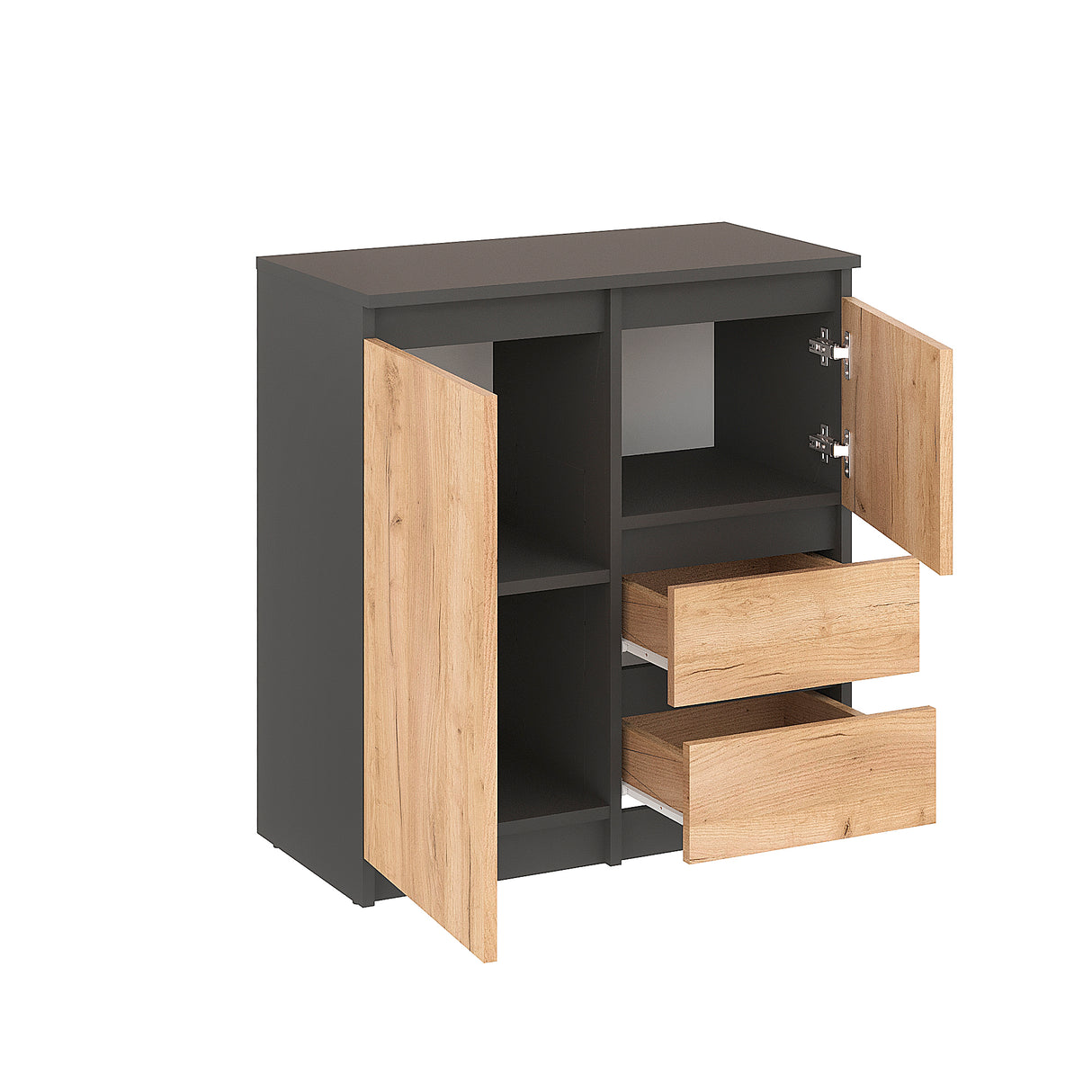 Kommode mit 2 Türen und 2 Schubladen | PIKO 2