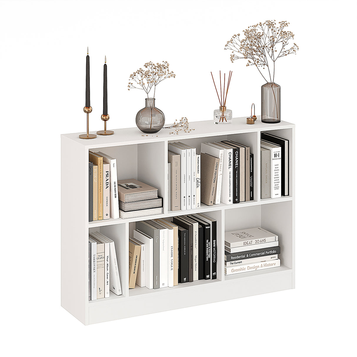 Bücherregal mit 6 Fächern | Rectolibra