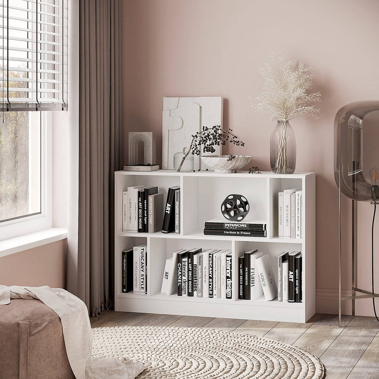 Bücherregal mit 6 Fächern | Rectolibra