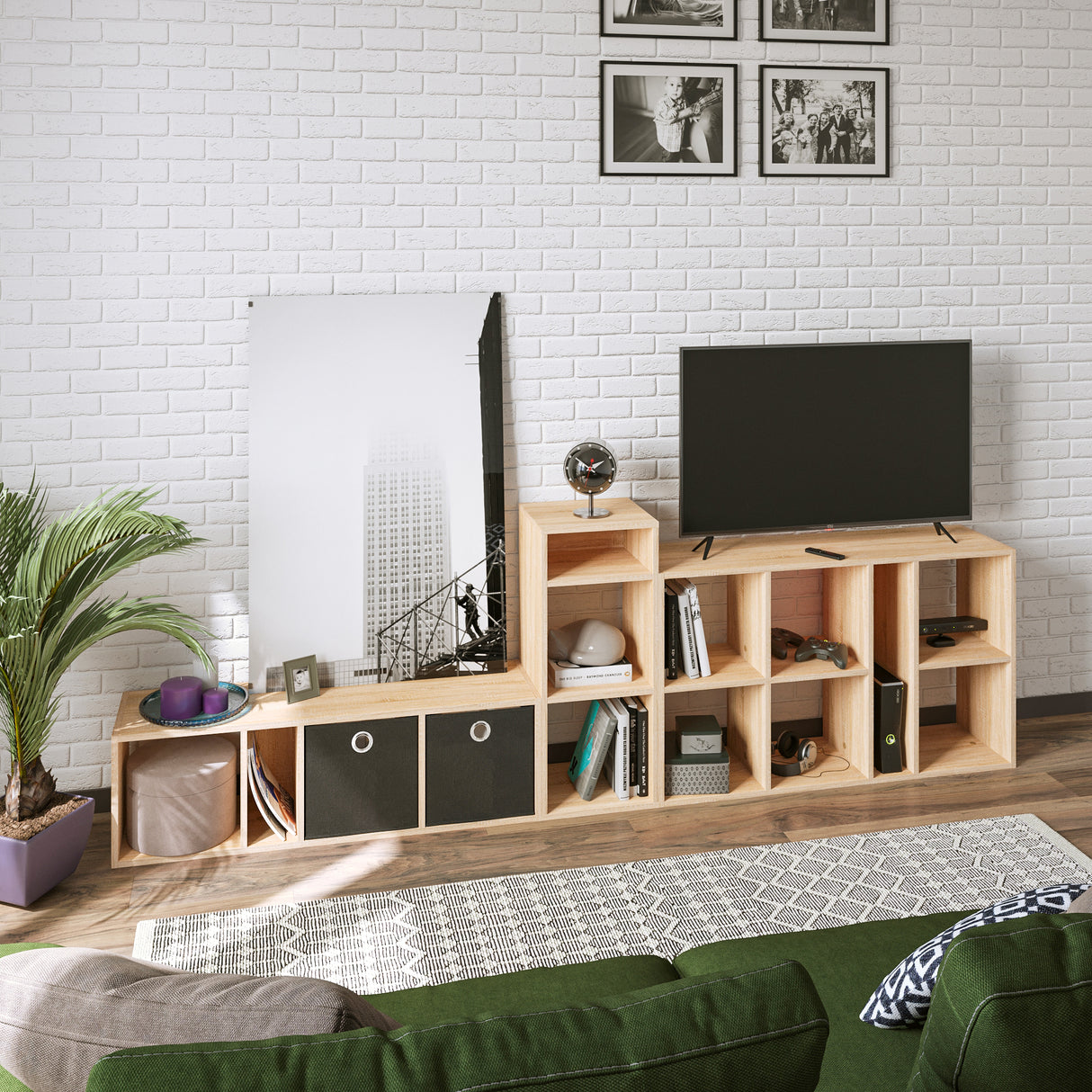 Bücherregal Klein Regal für Wohnzimmer Kinderzimmer | RIM2