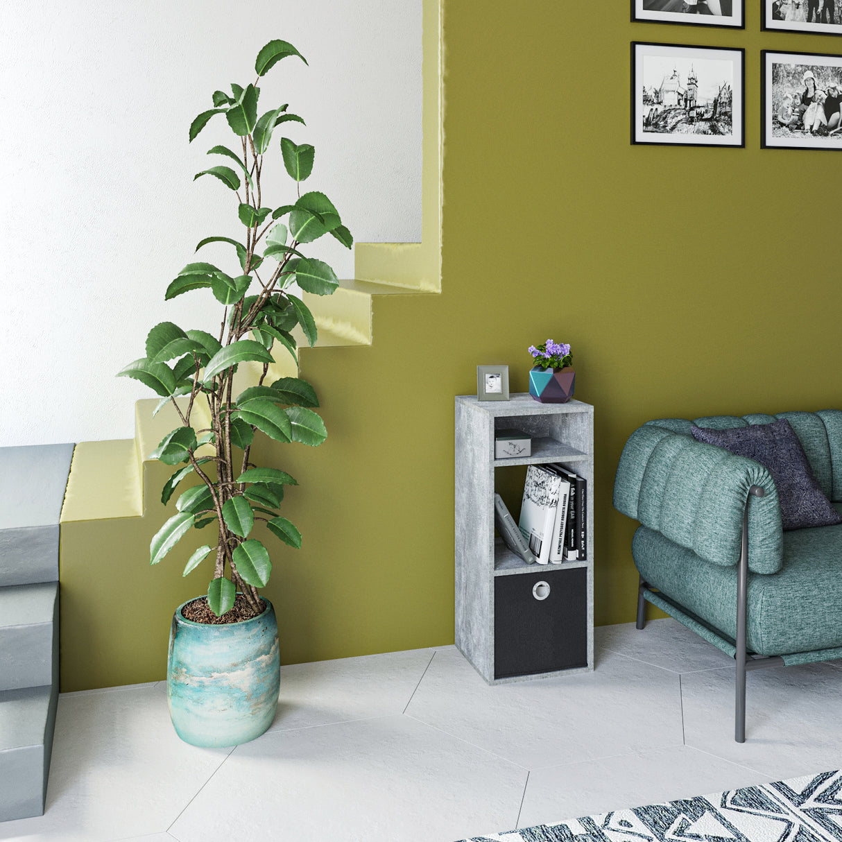 Bücherregal Klein Regal für Wohnzimmer Kinderzimmer | RIM2