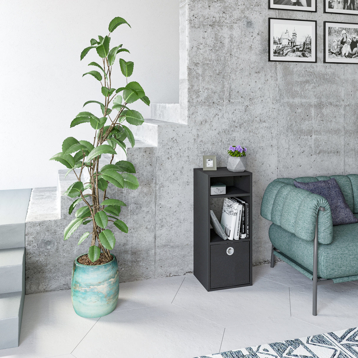 Bücherregal Klein Regal für Wohnzimmer Kinderzimmer | RIM2