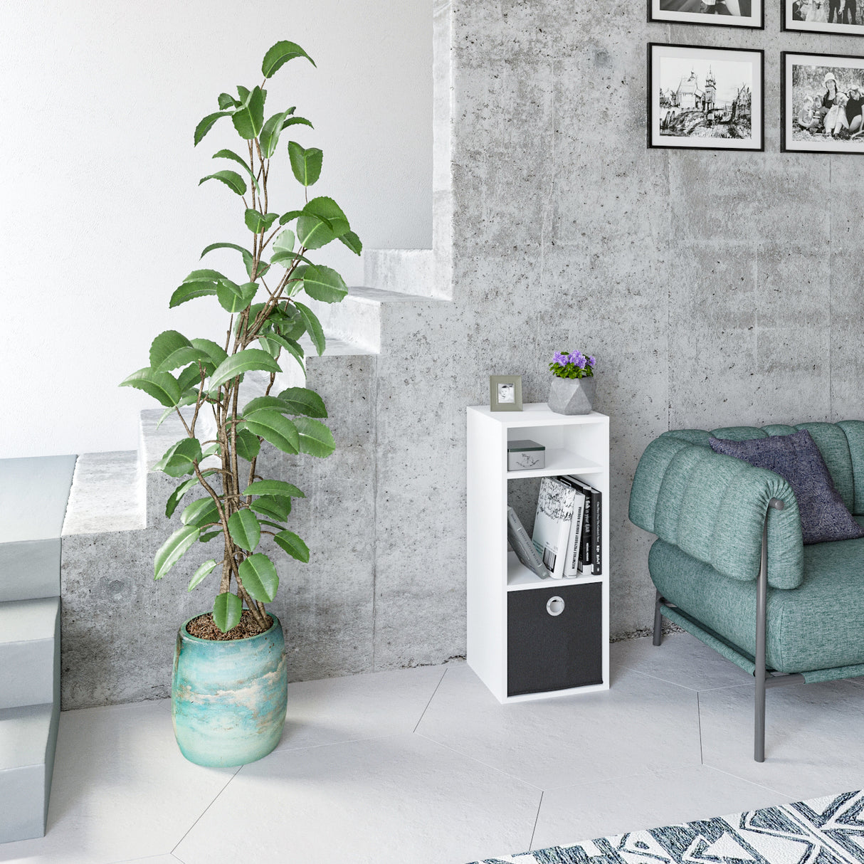 Bücherregal Klein Regal für Wohnzimmer Kinderzimmer | RIM2